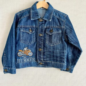 Kurtka jeansowa z haftem